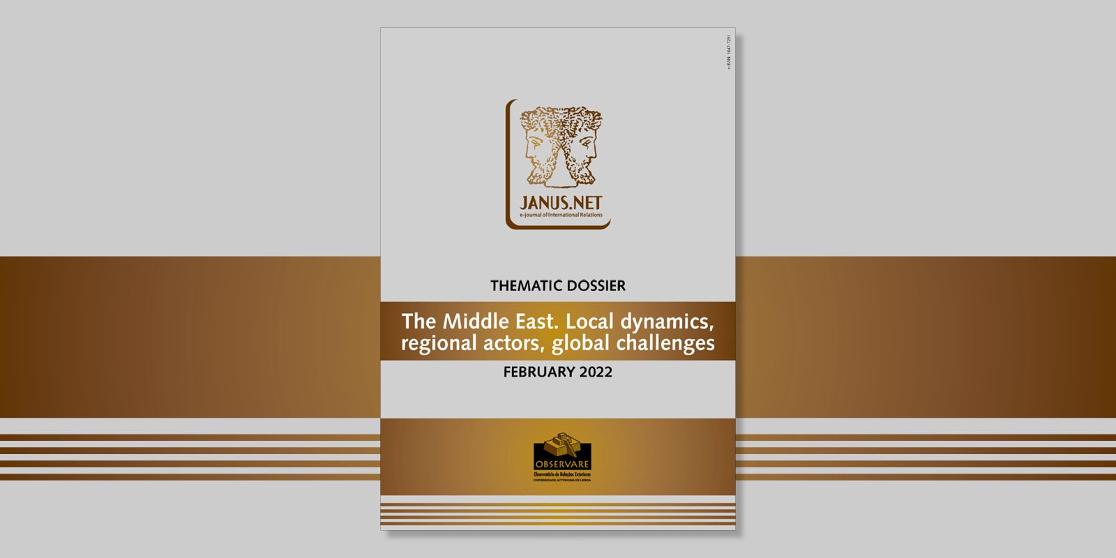 JANUS.NET – THEMATIC DOSSIER – The Middle East. Local dynamics, regional actors, global challenges