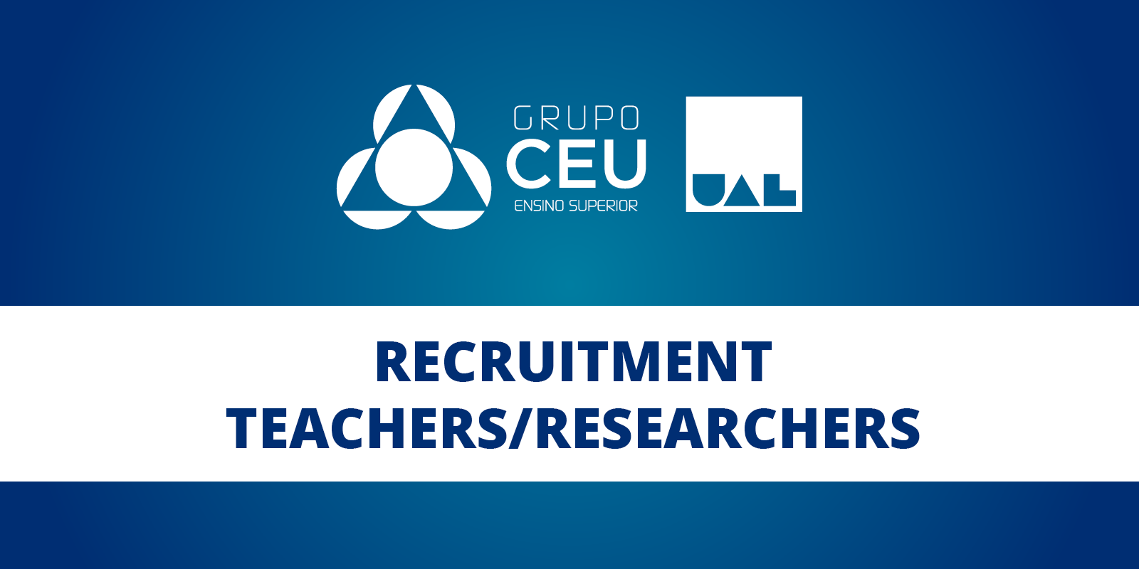 RECRUITMENT TEACHERS/RESEARCHERS