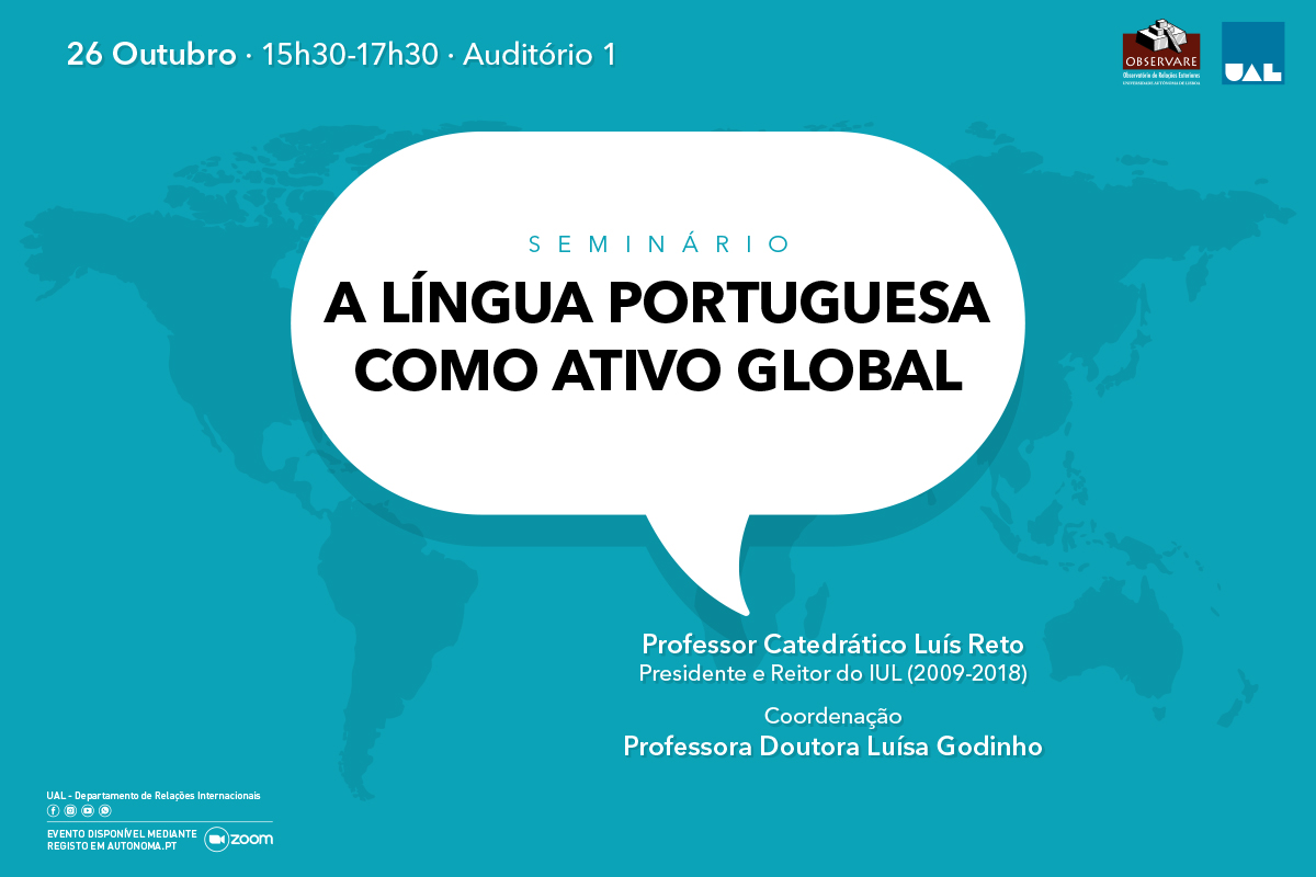 SEMINAR | THE PORTUGUESE LANGUAGE AS A GLOBAL ASSET