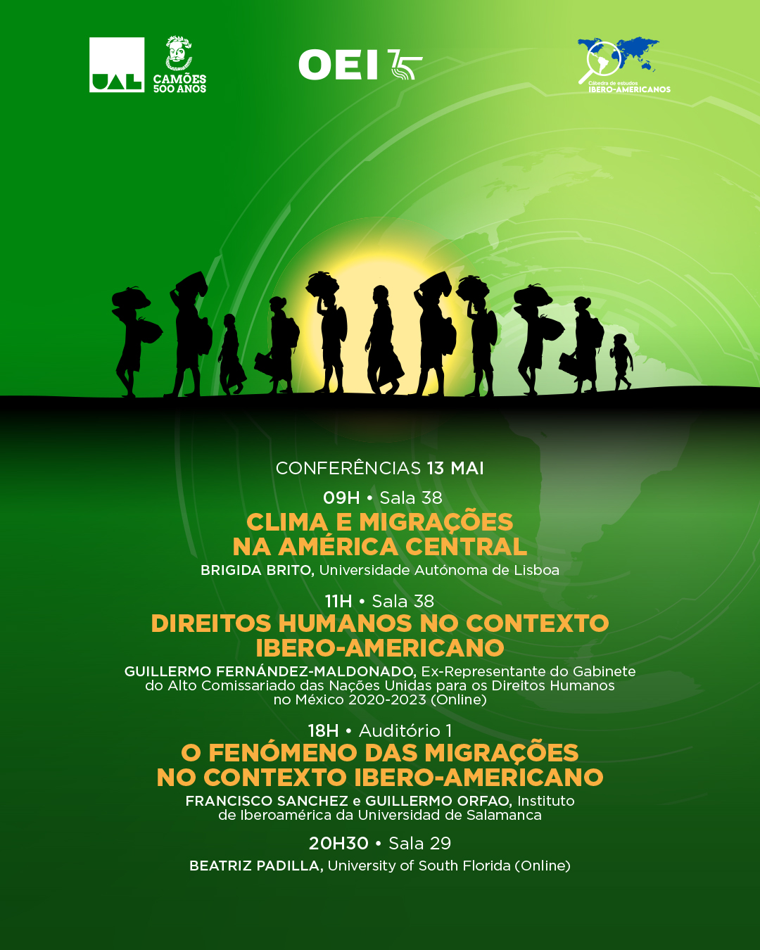Conferências (13 Maio) – Cátedra de estudos Ibero-americanos