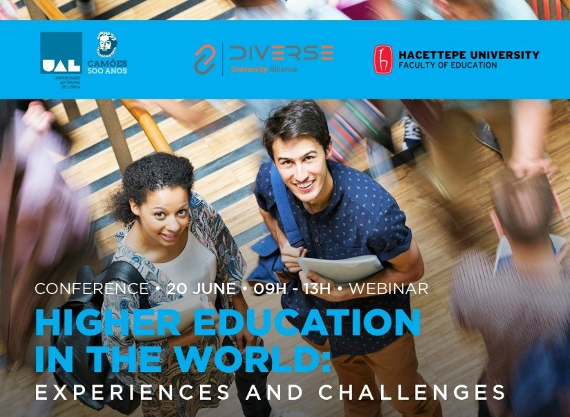 Webinar “Higher Education in the World: Experiences and Challenges”, 20 JUNE, 9h00-13h00 Lisbon time, Online Zoom